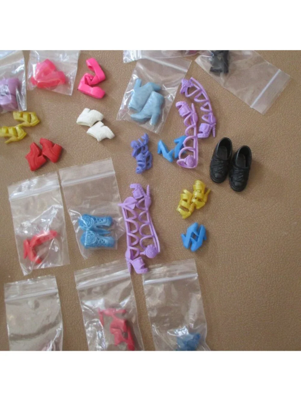 33-Pair Barbie Doll Shoes Boots Lot Mattel Mixed Colors Styles